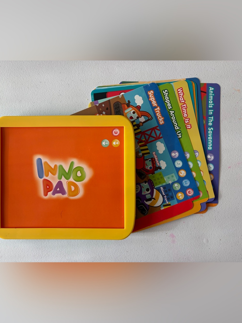 Inno Pad Kids Learning Tablet w 16 card options